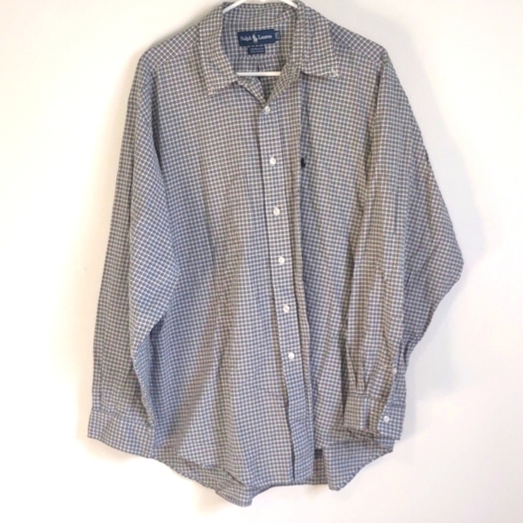 Ralph Lauren Blue label button up long sleeve t-shirt - Picture 1 of 4